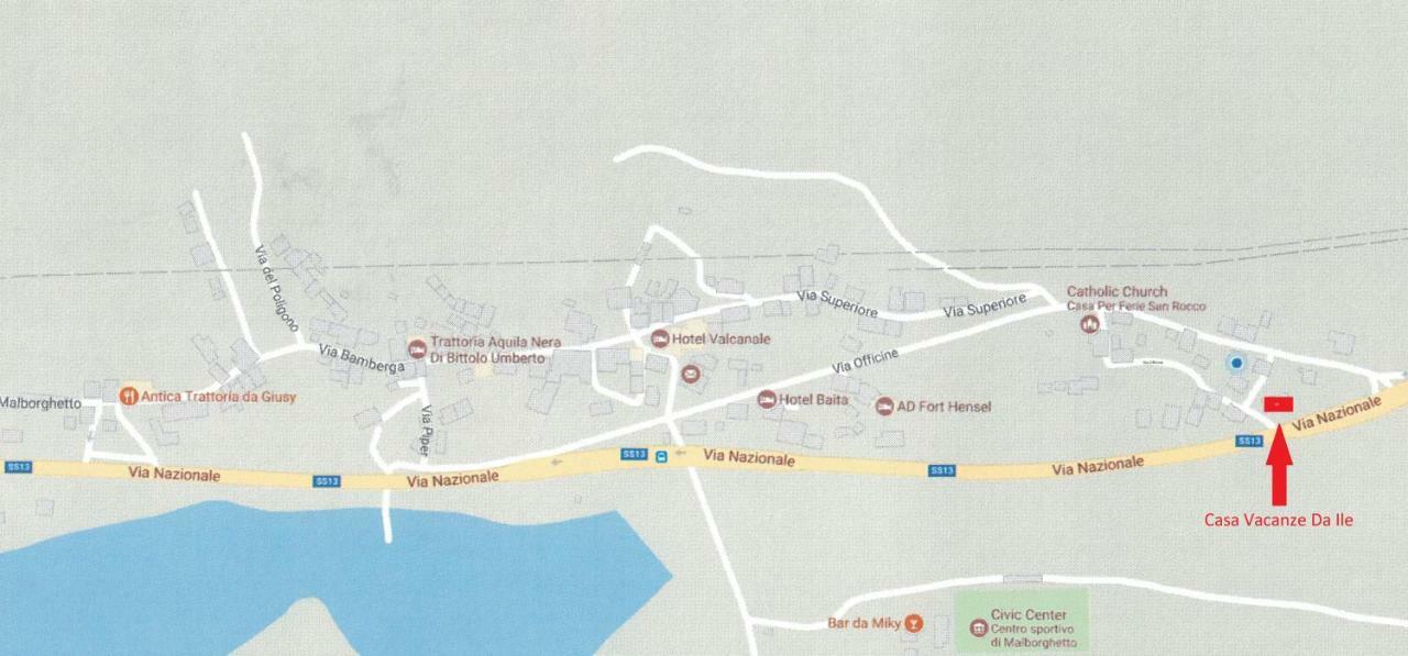 Casa Vacanze Da Ile Малборгето Валбруна Екстериор снимка